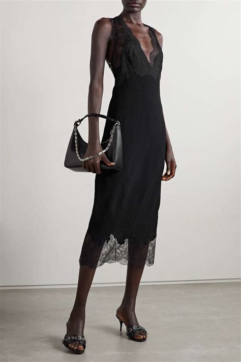 givenchy bleach|Dress in crepe with lace .